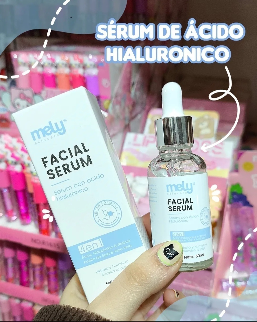 Serum con ácido hialurónico Mely