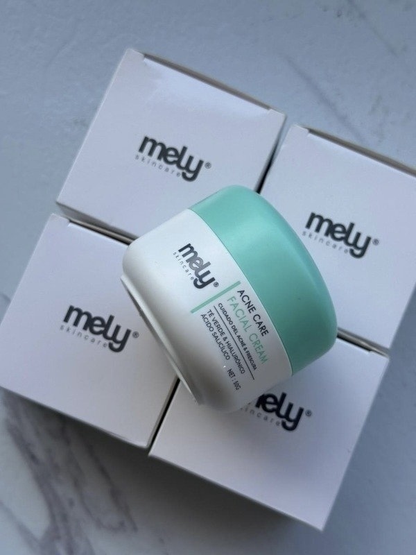 Crema facial cuidado del acné Mely