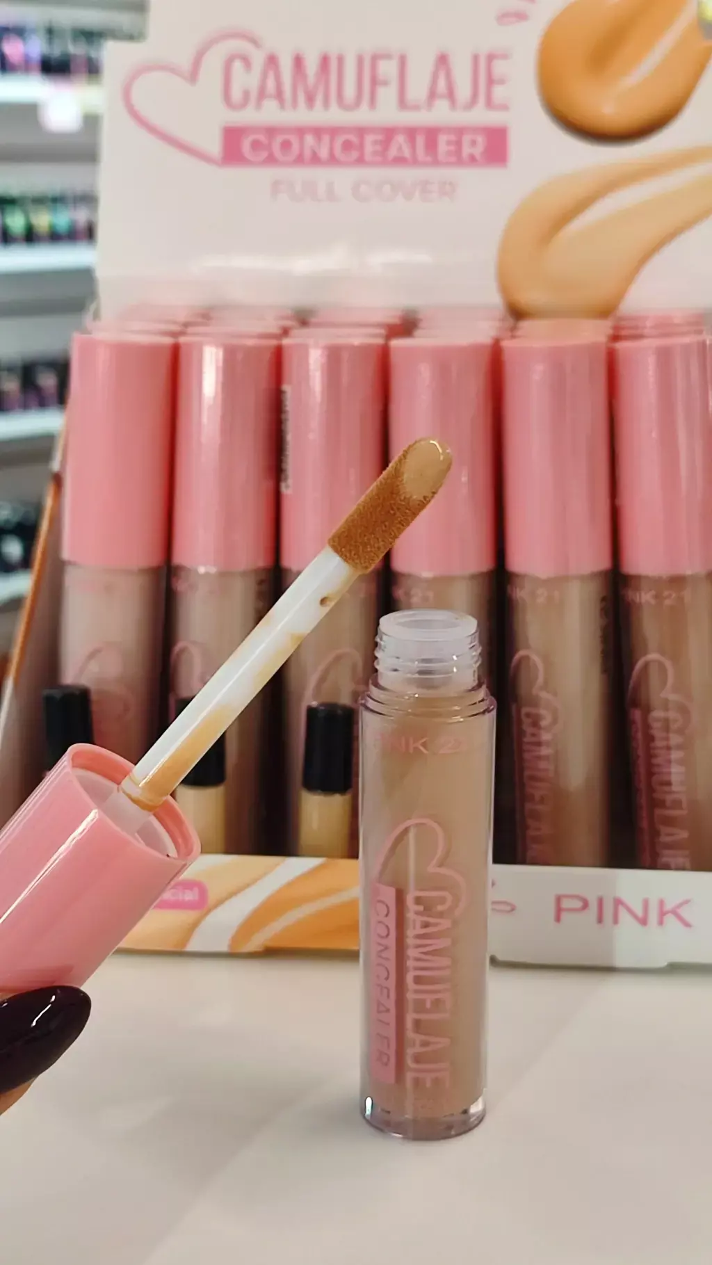 Corrector pink 21 camuflaje